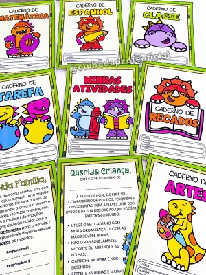 Capinhas de Caderno Dinossauros - foto 3 de 37
