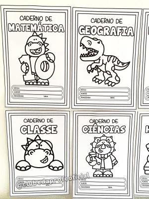 Capinhas de Caderno Dinossauros - foto 27 de 37