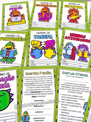 Capinhas de Caderno Dinossauros