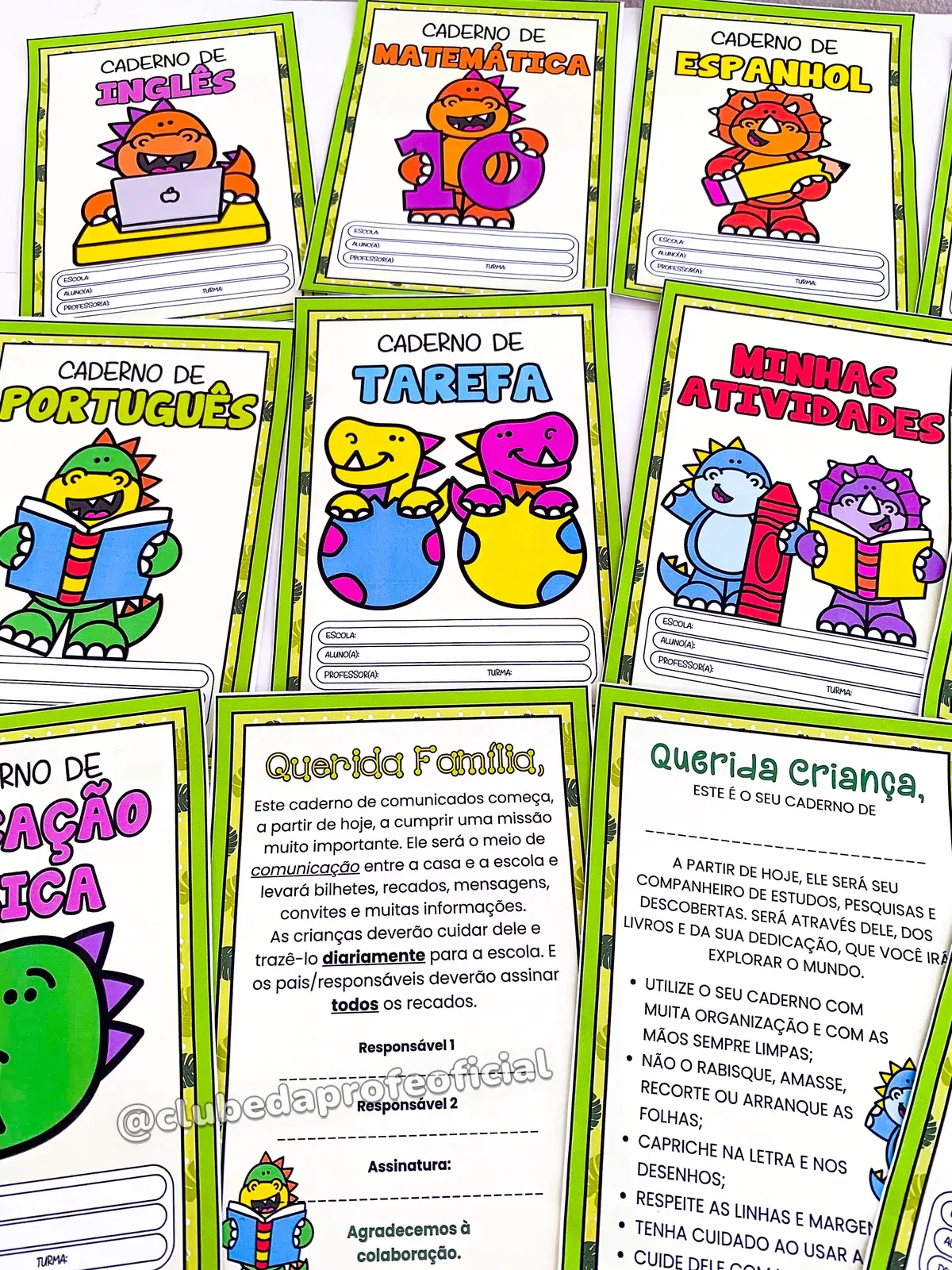 Capinhas de Caderno Dinossauros - foto 1 de 37
