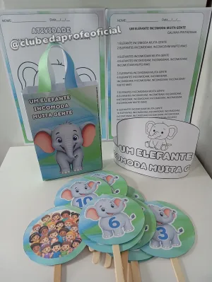 Sacola Musical Um Elefante Incomoda Muita Gente