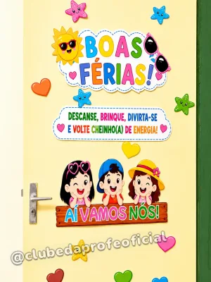 Painel de Porta Boas Férias - foto 2 de 6