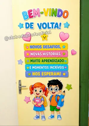 Painel de Porta Bem-vindo de Volta - foto 8 de 9