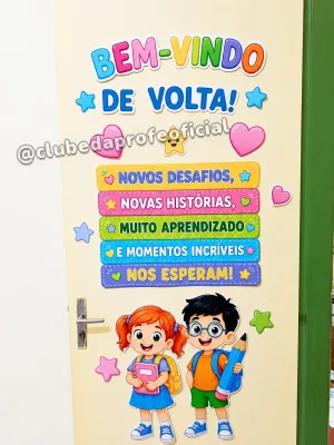 Painel de Porta Bem-vindo de Volta - foto 3 de 9