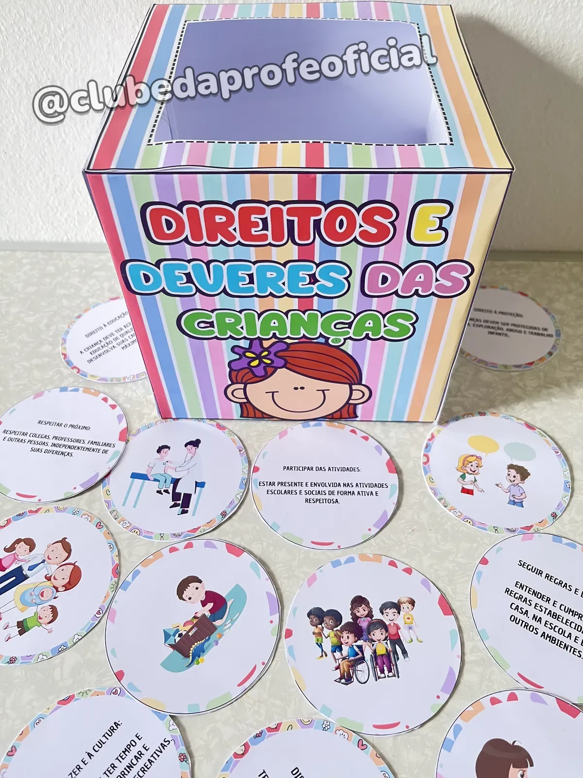 Caixa Direitos e Deveres das Crianças - foto 1 de 7
