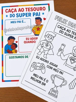 Jornal do Dia dos Pais e Atividades