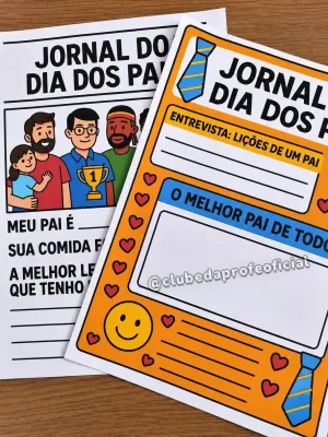 Jornal do Dia dos Pais e Atividades - foto 2 de 4