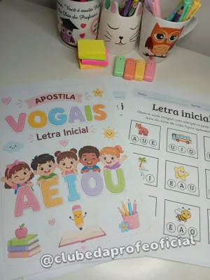 Apostila das Vogais: Letra Inicial - foto 2 de 5