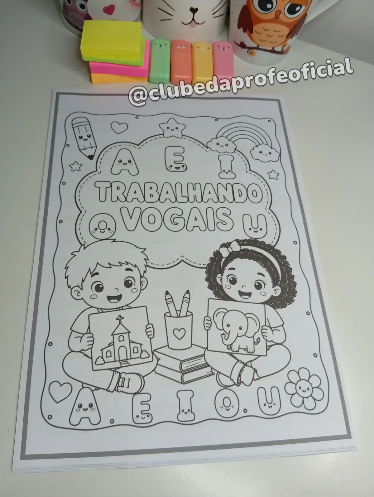 Trabalhando com Vogais - foto 1 de 7