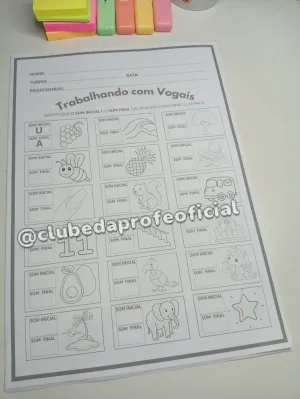 Trabalhando com Vogais - foto 2 de 7