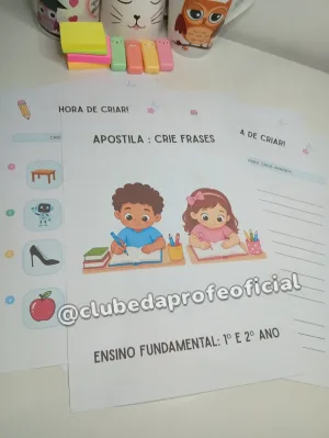 Apostila Crie Frases (1º e 2º Ano) - foto 6 de 8