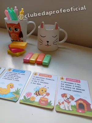 Flashcards para Leitura: Imprensa Maiúscula - foto 12 de 18