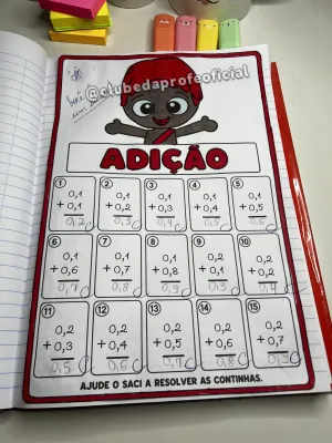 Continhas do Folclore: As 4 Operações para 4º Ano