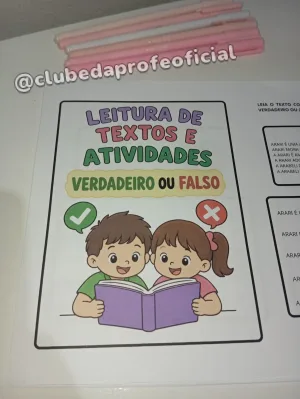Leitura de Textos e Atividades: Verdadeiro ou Falso - foto 2 de 8