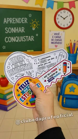 A Chave do Estudante: Lembrancinha para o Dia do Estudante - foto 3 de 4