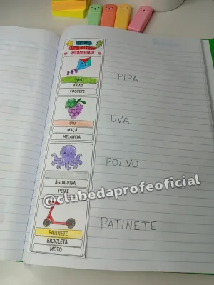 Tiras Pinte o Nome da Imagem - foto 2 de 11