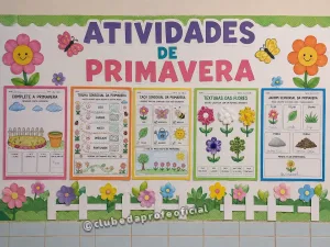 Atividades Sensoriais: Primavera