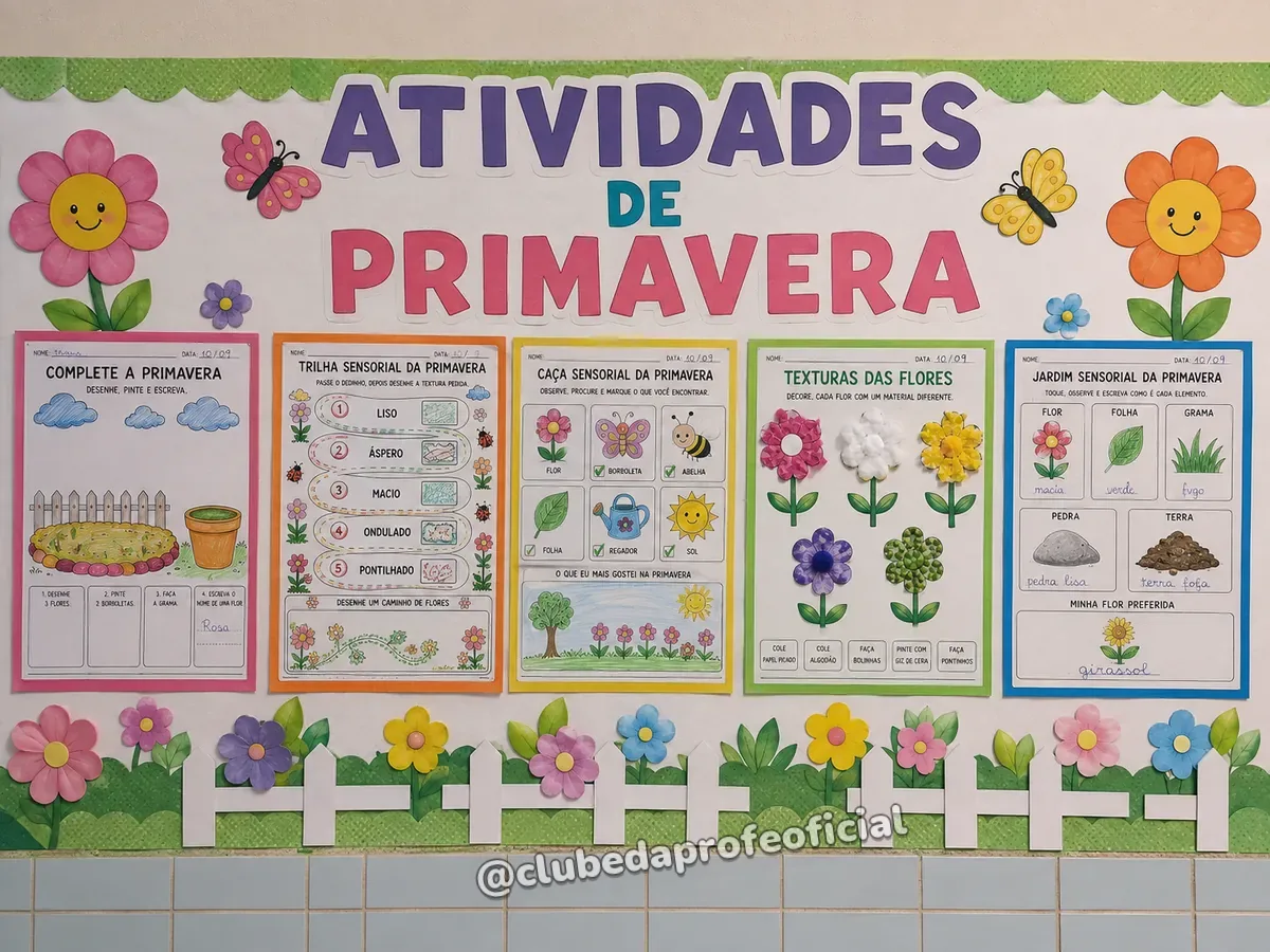 Atividades Sensoriais: Primavera - foto 1 de 5