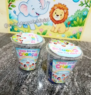 Lembrancinha Copo Personalizado: Dia das Crianças