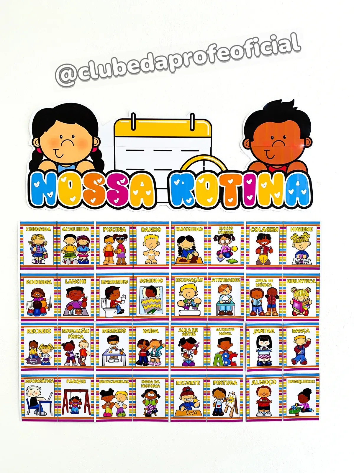 Fichas de Rotina Escolar - foto 1 de 13