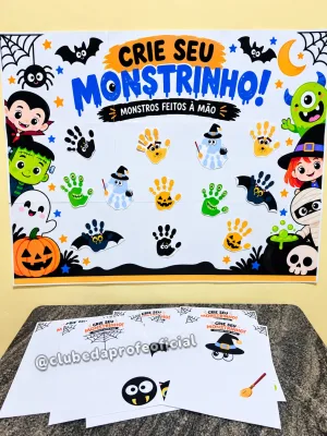 Painel Interativo de Halloween: Crie seu Monstrinho! - foto 5 de 6