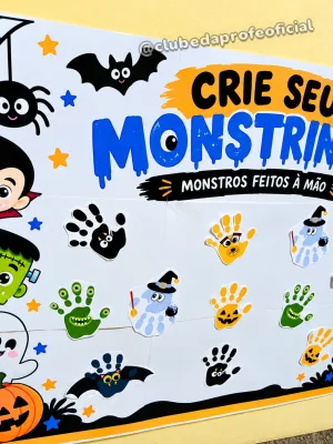 Painel Interativo de Halloween: Crie seu Monstrinho! - foto 2 de 6