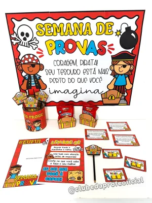 Kit Semana de Provas: Tema Piratas