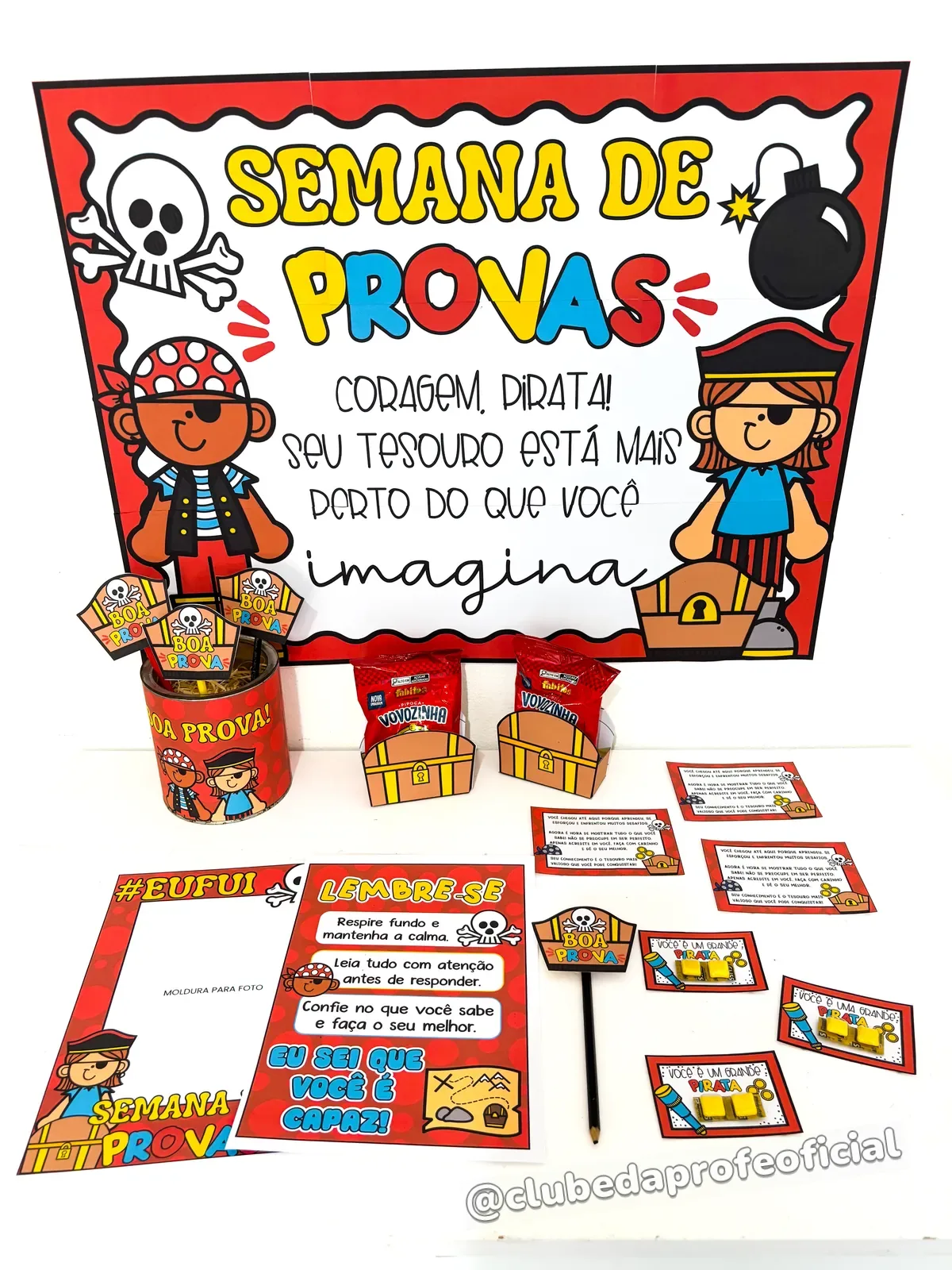 Kit Semana de Provas: Tema Piratas - foto 1 de 13
