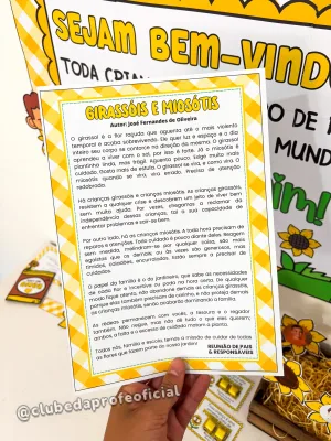 Kit Reunião de Pais Girassol - foto 11 de 17