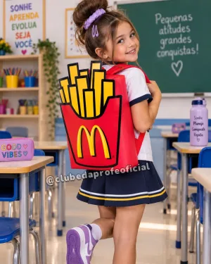 Mochila Maluca Fast Food