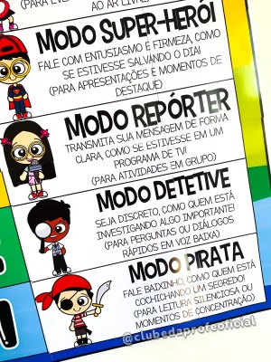 Cartaz Níveis de Voz - foto 15 de 17