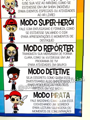 Cartaz Níveis de Voz - foto 11 de 17