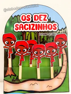 Luva Pedagógica: Os Dez Sacizinhos - foto 10 de 10
