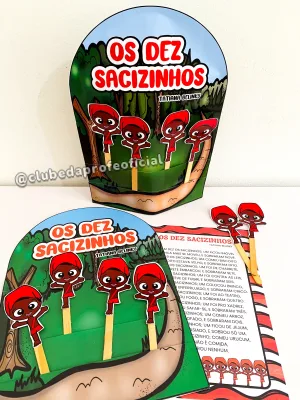 Luva Pedagógica: Os Dez Sacizinhos