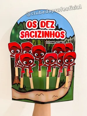 Luva Pedagógica: Os Dez Sacizinhos - foto 5 de 10