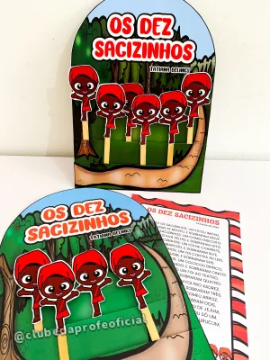 Luva Pedagógica: Os Dez Sacizinhos - foto 7 de 10
