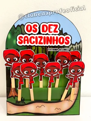 Luva Pedagógica: Os Dez Sacizinhos - foto 3 de 10
