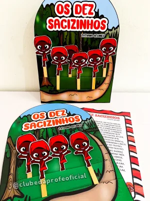 Luva Pedagógica: Os Dez Sacizinhos - foto 8 de 10