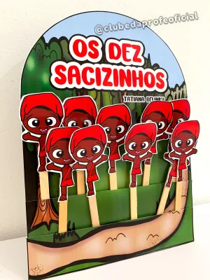 Luva Pedagógica: Os Dez Sacizinhos - foto 4 de 10