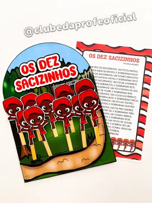 Luva Pedagógica: Os Dez Sacizinhos - foto 6 de 10