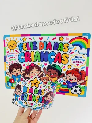 Painel e Coroa Dia das Crianças - foto 2 de 11