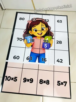 Quebra-Cabeça Matemático da Multiplicação - foto 4 de 7