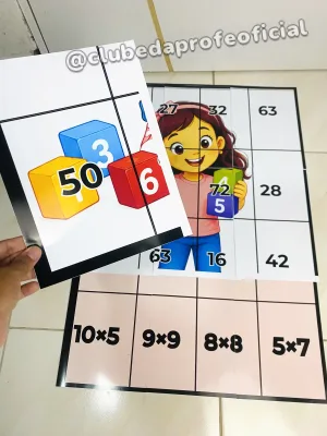 Quebra-Cabeça Matemático da Multiplicação - foto 5 de 7