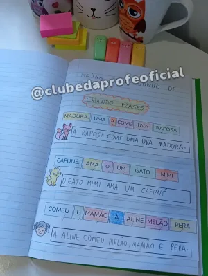 Organizando as Frases: 1º e 2º Ano - foto 1 de 7