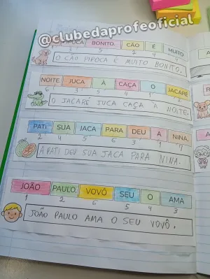 Organizando as Frases: 1º e 2º Ano - foto 3 de 7