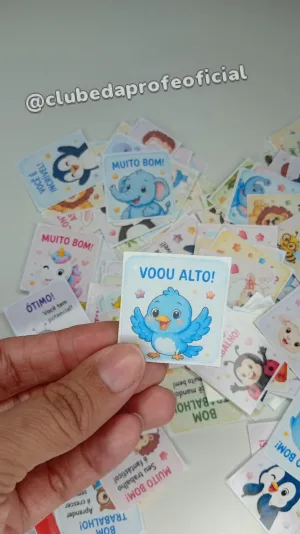 Adesivos de Incentivo Animais Fofos - foto 7 de 7