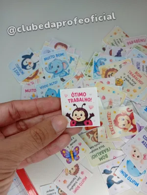 Adesivos de Incentivo Animais Fofos - foto 5 de 7