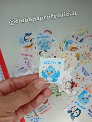 Adesivos de Incentivo Animais Fofos - foto 4 de 7