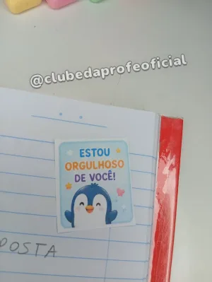 Adesivos de Incentivo Animais Fofos - foto 2 de 7