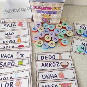 Alfabeto nas Tampinhas - foto 7 de 11